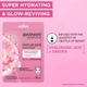 Тканинна маска джля обличчя Garnier Moisture Bomb Sakura And Hyaluronic Acid Face Sheet Mask Hydrating & Glow Reviving 28 гр - изображение 2
