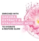 Тканинна маска джля обличчя Garnier Moisture Bomb Sakura And Hyaluronic Acid Face Sheet Mask Hydrating & Glow Reviving 28 гр - изображение 4