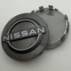 Колпачки заглушки на литые диски Nissan 54 мм 50 мм серый графит с черным логотипом C7042K54 заглушки ниссан - изображение 2