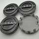 Колпачки на диски Nissan серебро логотипом 63 мм 61 мм 403426RA1A 403426HL6A 403425N заглушки серый графит - изображение 4