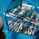 Сетка сушилка для рыбы 40×40×75 см сетка для сушки фруктов грибов овощей складная секционная 3 ярусная - изображение 7