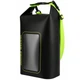 Гермомішок водонепроникний із вікном для телефона SP-Sport Waterproof Bag 7494 об'єм 5 літрів Black-Green - зображення 2