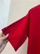 Женское платье-футболка миди Цветочный кот Modna KAZKA MKSH2668/1 - 50/52, Червоний - изображение 5