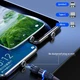 Посилений Магнітний кабель 540° Чорний, 1м для заряджання 3 в 1(Lightning(iPhone), micro USB, T-C), 2.4A - зображення 8