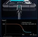 Кабель для заряджання та передачі даних Essager 100 W 7A Display Fast Charging Cable USB - Type-C / 2м / Чорний - зображення 4