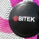 Вентилятор напольный BITEK BT-1630BP 40 см 100 Вт с 5 лопастями и автоповоротом для дома и офиса Черно-фиолетовый - изображение 4