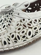 Женские туфли-балетки Evromoda 38 (24.5см) Белый 3767 - изображение 4