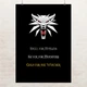 Постер Ведьмак, Witcher, минималистичный плакат для геймера, A3 42×30 см (id4716) - изображение 1