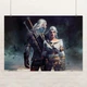Постер Відьмак Геральт і Цири, Witcher, плакат для геймера, A2 43×60 см (id0987) - зображення 1