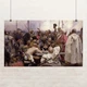 Постер Запорожці пишуть листа турецькому султанові, Ілля Рєпін, Ilya Repin, Zaporozhian Cossacks, A3 25×42 см (id3423) - зображення 1