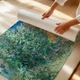 Постер Куст сирени, Винсент ван Гог, Vincent van Gogh, Lilac Bush, интерьерный декор, A3 30×40 см (id6664) - изображение 3