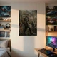 Постер Сталкер у входа в заражённую зону, Stalker, плакат для геймера, A3 42×30 см (id0270) - изображение 2