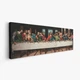 Интерьерная картина Тайная вечеря, Леонардо да Винчи, Leonardo da Vinci, The Last Supper, религиозный декор, 38×106 см (id5894) - изображение 2