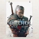Постер Ведьмак Геральт вытаскивает меч, Witcher, декор в комнату геймера, A3 40×30 см (id2705) - изображение 1