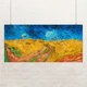Постер Пшеничное поле с воронами, Винсент ван Гог, Vincent van Gogh, Wheatfield, A3 20×42 см (id6659) - изображение 1