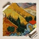 Постер Пейзаж с домом и пахарем, Винсент ван Гог, Vincent van Gogh, A3 30×40 см (id6663) - изображение 4