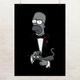 Постер Хрещений батько Гомер, Сімпсони, Godfather Gomer, Simpsons, A2 60×43 см (id1293) - зображення 1