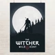 Постер Відьмак на тлі місяця, Witcher, плакат для геймера, A3 42×30 см (id4015) - зображення 1