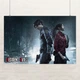 Постер Оселя зла 2, Resident Evil 2, Леон Кеннеді, Клер Редфілд, плакат для геймера, A1 60×90 см (id6205) - зображення 1