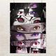 Постер Наруто, глаза ниндзя, Риннеган, аниме, Naruto, аниме постер, A0 106×76 см (id5246) - изображение 1