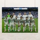 Постер Футбольная команда клуба Реал Мадрид, Real Madrid, A3 30×42 см (id1930) - изображение 1