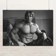 Постер Арнольд Шварценеггер, Мистер Олимпия, спортзал, Arnold Schwarzenegger, бодибилдер, A1 60×85 см (id1922) - изображение 1
