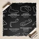 Постер Формула-1, мировые трассы, F1, Formula One, гонки, спорт, A2 60×42 см (id3954) - изображение 4