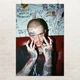 Постер Лил Пип, Густав Ар, LiL PEEP, рэпер, A3 42×28 см (id2452) - изображение 1