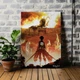 Интерьерная картина Атака на титанов, Колоссальный Титан, Attack on Titans, аниме постер, 60×43 см (id0475) - изображение 1