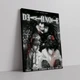 Интерьерная картина Тетрадь Смерти, Кира, Лайт Ягами, Рюк, Death Note, аниме постер, 42×30 см (id3583) - изображение 2