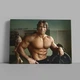 Інтер'єрна картина Молодий Арнольд Шварценеггер, Містер Олімпія, Arnold Schwarzenegger, бодибілдер, 60×85 см (id5422) - зображення 1