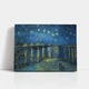 Інтер'єрна картина Зоряна ніч над Роною, Вінсент ван Гог, Vincent van Gogh, Starry Night, 45×60 см (id6660) - зображення 1