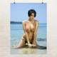 Постер Девушка на пляже в воде, A1 85×60 см (id1241) - изображение 1