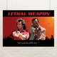 Постер Смертельное оружие, Lethal Weapon (1987), культовое кино, A3 30×42 см (id0760) - изображение 1
