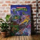 Інтер'єрна картина Черепашки-ніндзя, Ninja Turtles, TMNT, декор кімнати підлітка, 42×28 см (id1331) - зображення 1