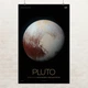 Постер Плутон, Pluto, NASA, НАСА, космос, астрономія, A3 42×27 см (id7132) - зображення 1