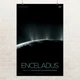 Постер Энцелад, спутник Сатурна, Enceladus, NASA, НАСА, космос, астрономия, A3 42×27 см (id7104) - изображение 1