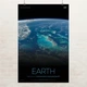 Постер Земля, Earth, NASA, НАСА, космос, астрономия, A3 42×27 см (id7096) - изображение 1
