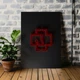 Интерьерная картина Рамштайн, лого группы, Rammstein, 42×30 см (id0662) - изображение 1
