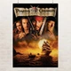 Постер Пираты Карибского моря: Проклятье Чёрной Жемчужины, Pirates of the Carribean, культовое кино, A3 42×30 см (id0428) - изображение 1