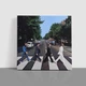 Інтер'єрна картина Бітлз, Abbey Road, The Beatles, декор в кімнату меломана, 30×30 см (id0898) - зображення 1