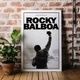 Інтер'єрна картина Роккі, Rocky (1976), Сильвестр Сталлоне, культове кіно, 42×28 см (id1006) - зображення 1