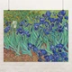 Постер Ирисы, Винсент ван Гог, Irises, Vincent van Gogh, интерьерный декор, A3 30×38 см (id6820) - изображение 1