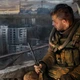 Інтер'єрна картина Сталкер, Стрілок та вид на Прип'ять, колаж, Stalker, плакат для геймера, 28×42 см (id2003) - зображення 4