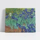 Интерьерная картина Ирисы, Винсент ван Гог, Irises, Vincent van Gogh, интерьерный декор, 47×60 см (id6820) - изображение 1