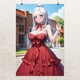 Постер Хвіст Феї, Міраджейн Штраус, Fairy Tail, аніме, A2 60×40 см (id7013) - зображення 1