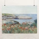 Постер Чайльд Гассам, Маки на острове Шолс, Childe Hassam, Poppies, A1 60×75 см (id7018) - изображение 1