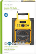 Radio budowlane Nedis FM IPX5 Yellow-Black (RDFM3100YW) - obraz 2