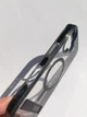 Чехол противоударный с подставкой ZAGG Gear4 Crystal Palace MagSafe для Iphone 16 Прозрачный + Black - изображение 6