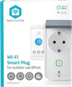 Inteligentne gniazdko Nedis Smart Life Wi-Fi IP44 3680 W (WIFIPO120FWT) - obraz 2